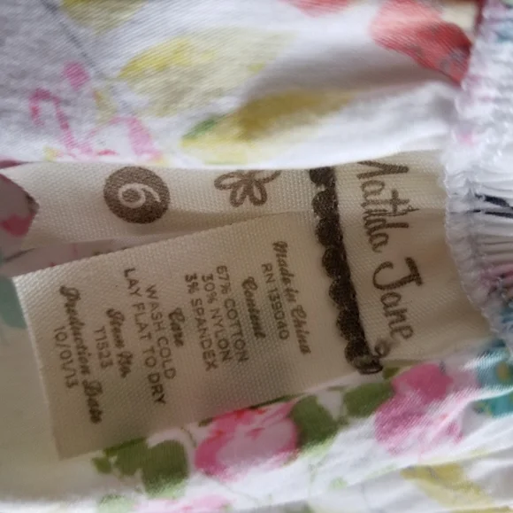 Matilda Jane baby girl toddler butterfly dress sz 4 - Picture 15 of 16